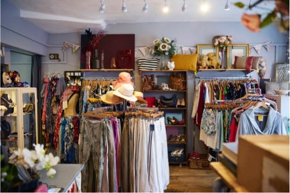 Shop Or Thrift Store Selling Used And Sustainable Clothing
